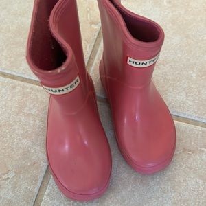Toddle pink hunter boots